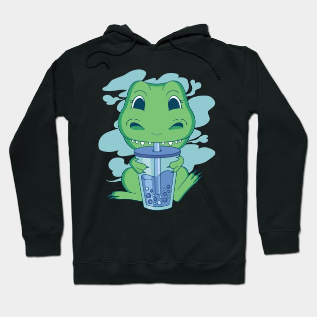 Jurassic Jumbo Drink Hoodie by Life2LiveDesign